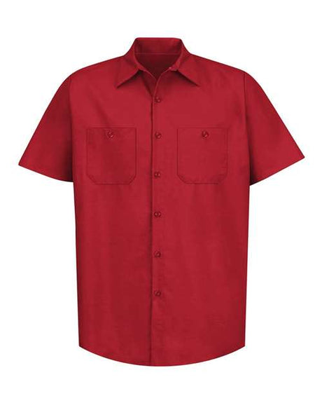Red Kap Men's Industrial Short Sleeve Work Shirt-1
