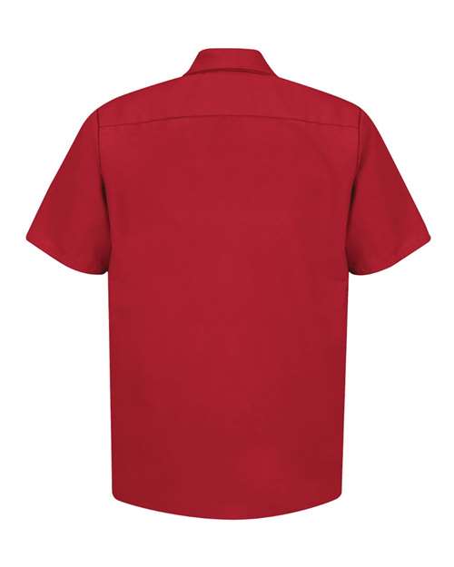 Red Kap Men's Industrial Short Sleeve Work Shirt-2