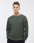 J. America Men's Vintage Thermal Long Sleeve T-Shirt-3