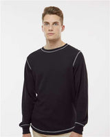 J. America Men's Vintage Thermal Long Sleeve T-Shirt-3