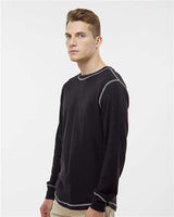 J. America Men's Vintage Thermal Long Sleeve T-Shirt-4
