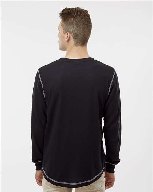 J. America Men's Vintage Thermal Long Sleeve T-Shirt-5