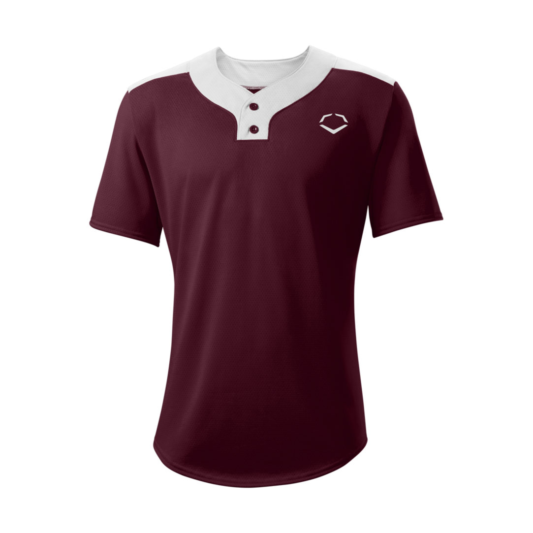 Wilson Men's E203 Two-button Baseball Jersey-2