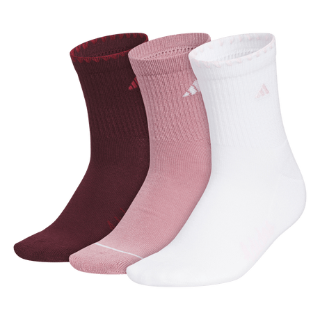 adidas Women's Cushioned Sport Luxe 3-Pack High Quarter Sock-1