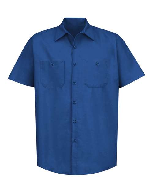 Red Kap Men's Industrial Short Sleeve Work Shirt-1