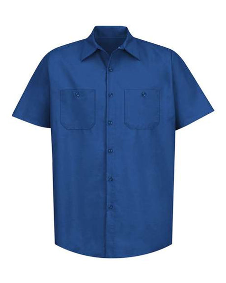 Red Kap Men's Industrial Short Sleeve Work Shirt-1