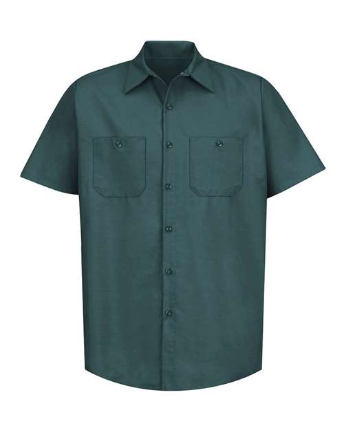 Red Kap Men's Industrial Short Sleeve Work Shirt-1