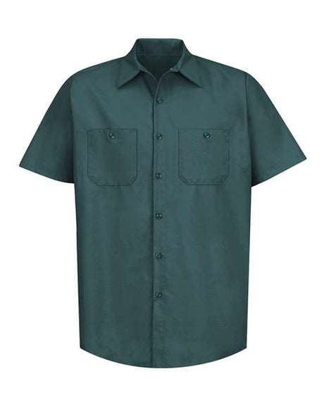 Red Kap Men's Industrial Short Sleeve Work Shirt-1