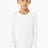 Bella + Canvas Youth   Heather CVC Long Sleeve Tee BC3501YCVC