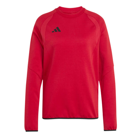 adidas Women's Tiro Travel Crew Sweatshirt-1