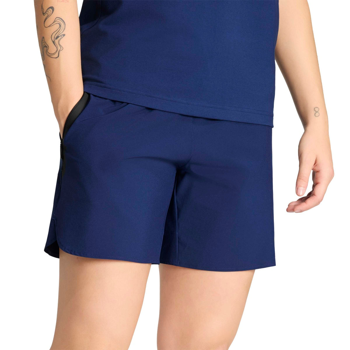 adidas Women's Tiro Travel Woven Shorts-6