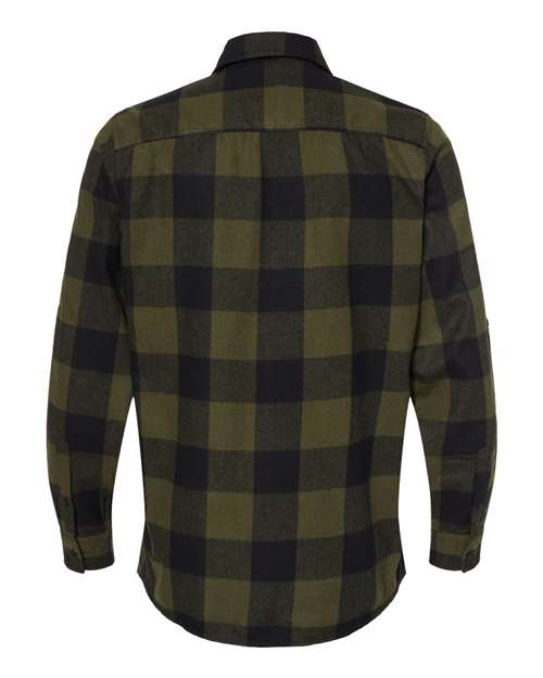 Burnside Men's Yarn-Dyed Flannel Shirt-2