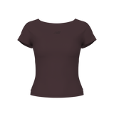 New Balance Women's Open-Back Fitted T-Shirt