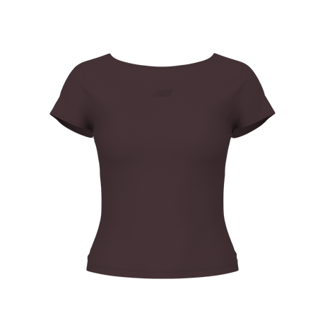 New Balance Women's Open-Back Fitted T-Shirt