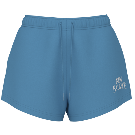 New Balance Women's Sport Linear Graphic Fleece Shorts