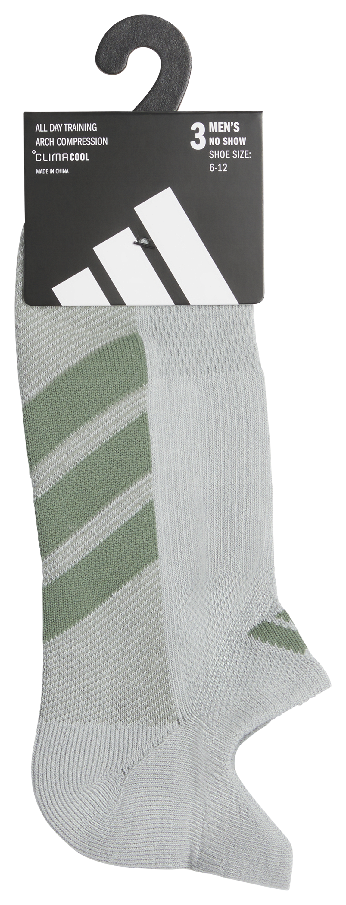 adidas Men's All Day Training 3-Pack No Show Sock-6
