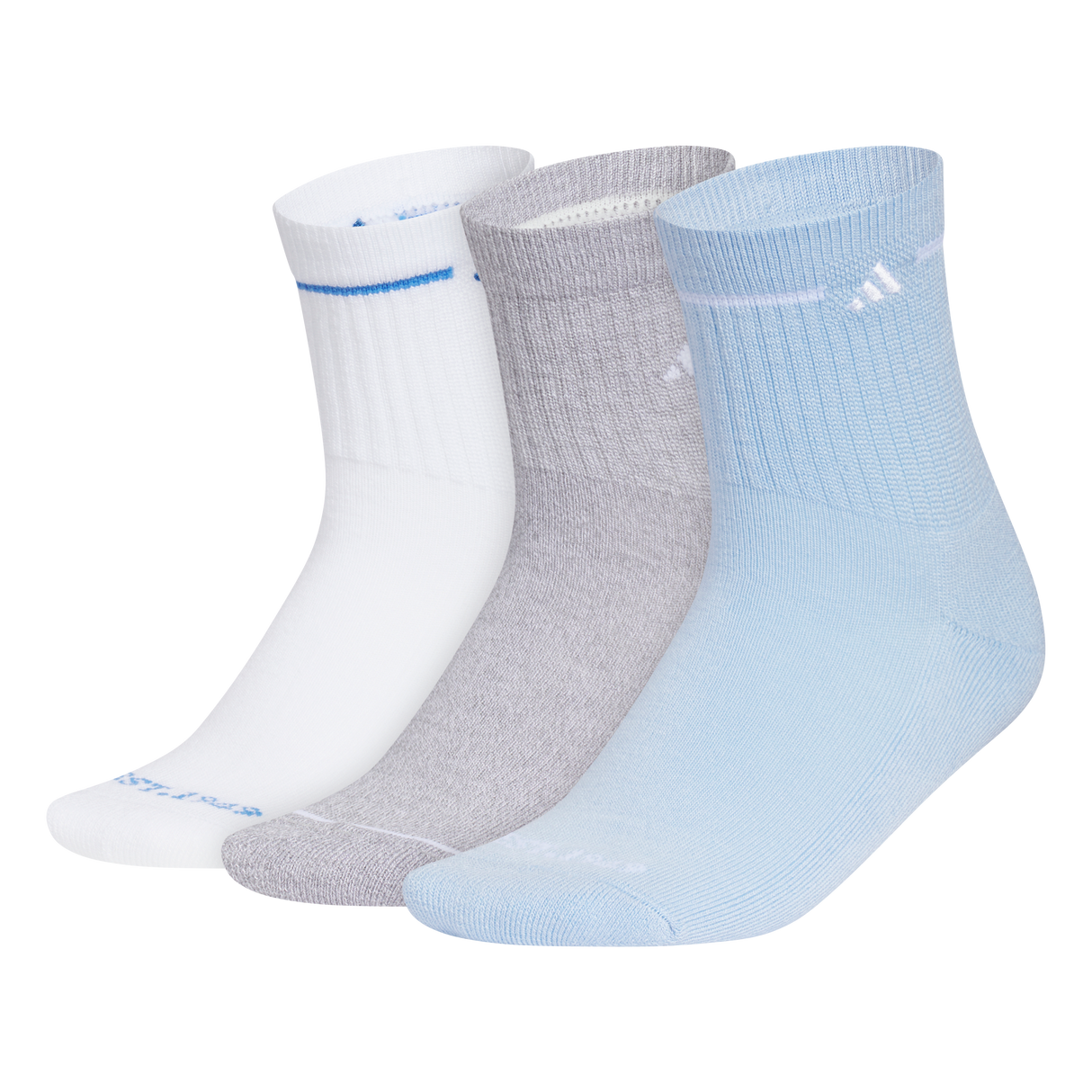 adidas Women's Cushioned Sport 3.0 3-Pack High Quarter Sock-1