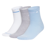 adidas Women's Cushioned Sport 3.0 3-Pack High Quarter Sock-1