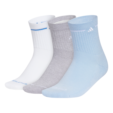 adidas Women's Cushioned Sport 3.0 3-Pack High Quarter Sock-1
