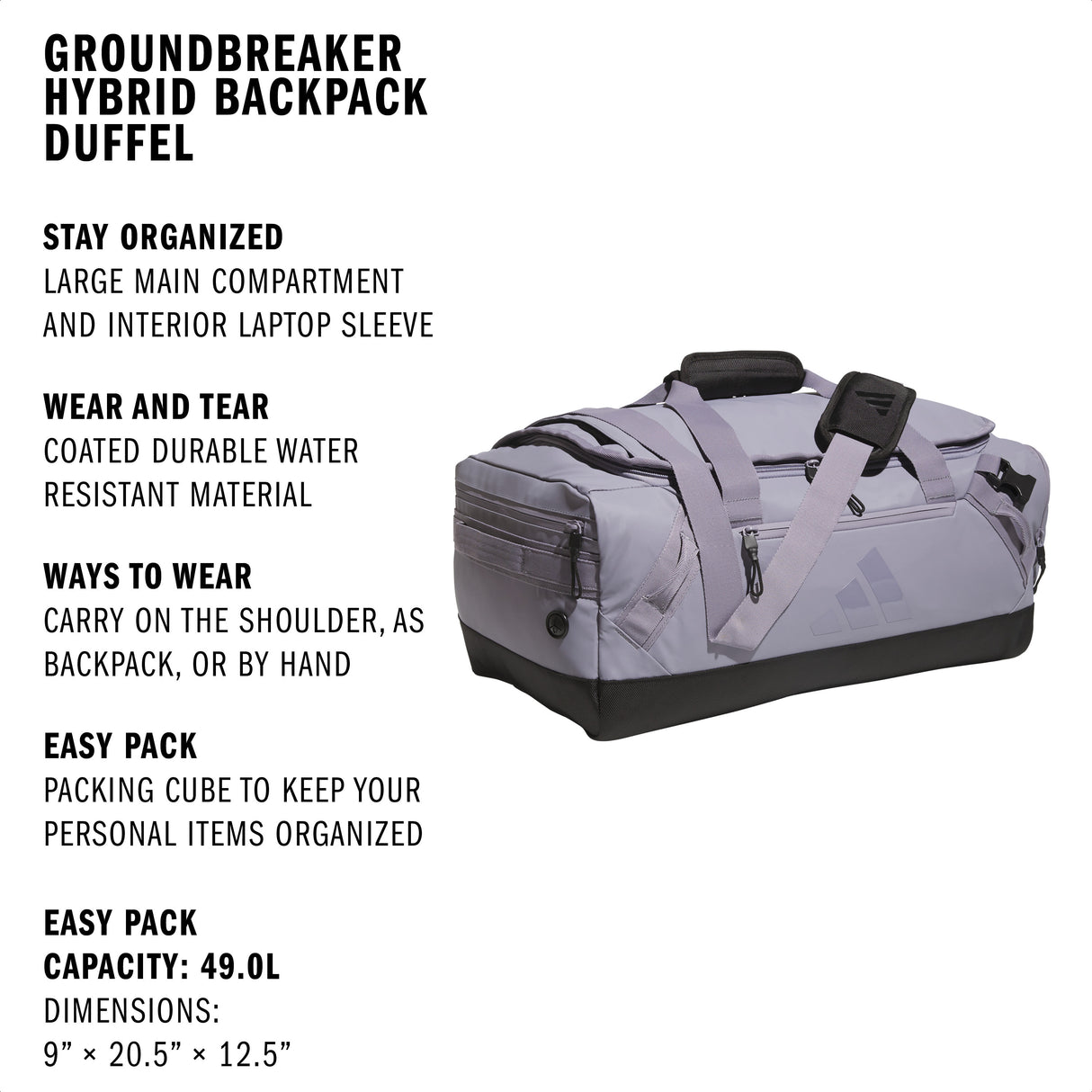 adidas Groundbreaker Hybrid Backpack Duffel-2