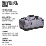 adidas Groundbreaker Hybrid Backpack Duffel-2