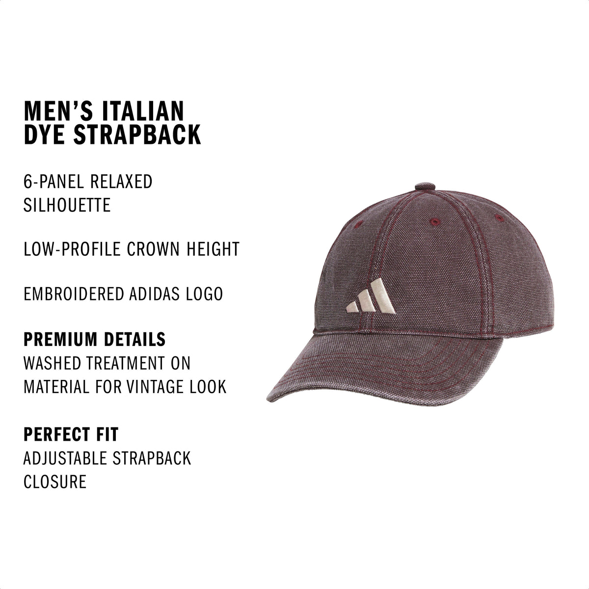 adidas Men's Italian Dye Strapback-2