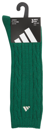 adidas Men's Athletic Cable Knit 3-Pack Crew-7