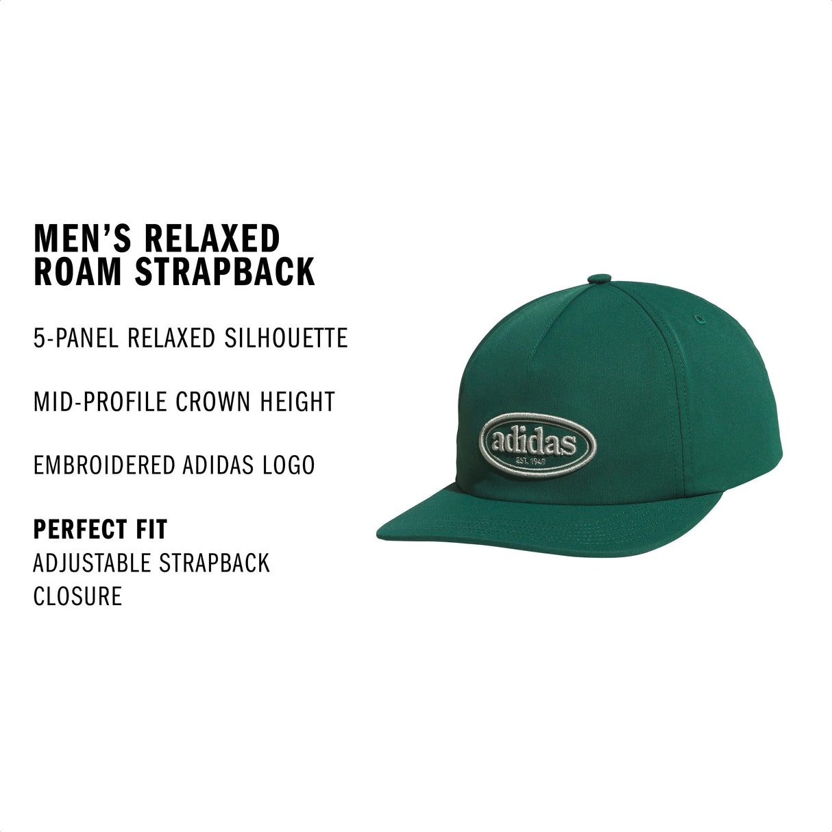 adidas Men's Relaxed Roam Strapback-2