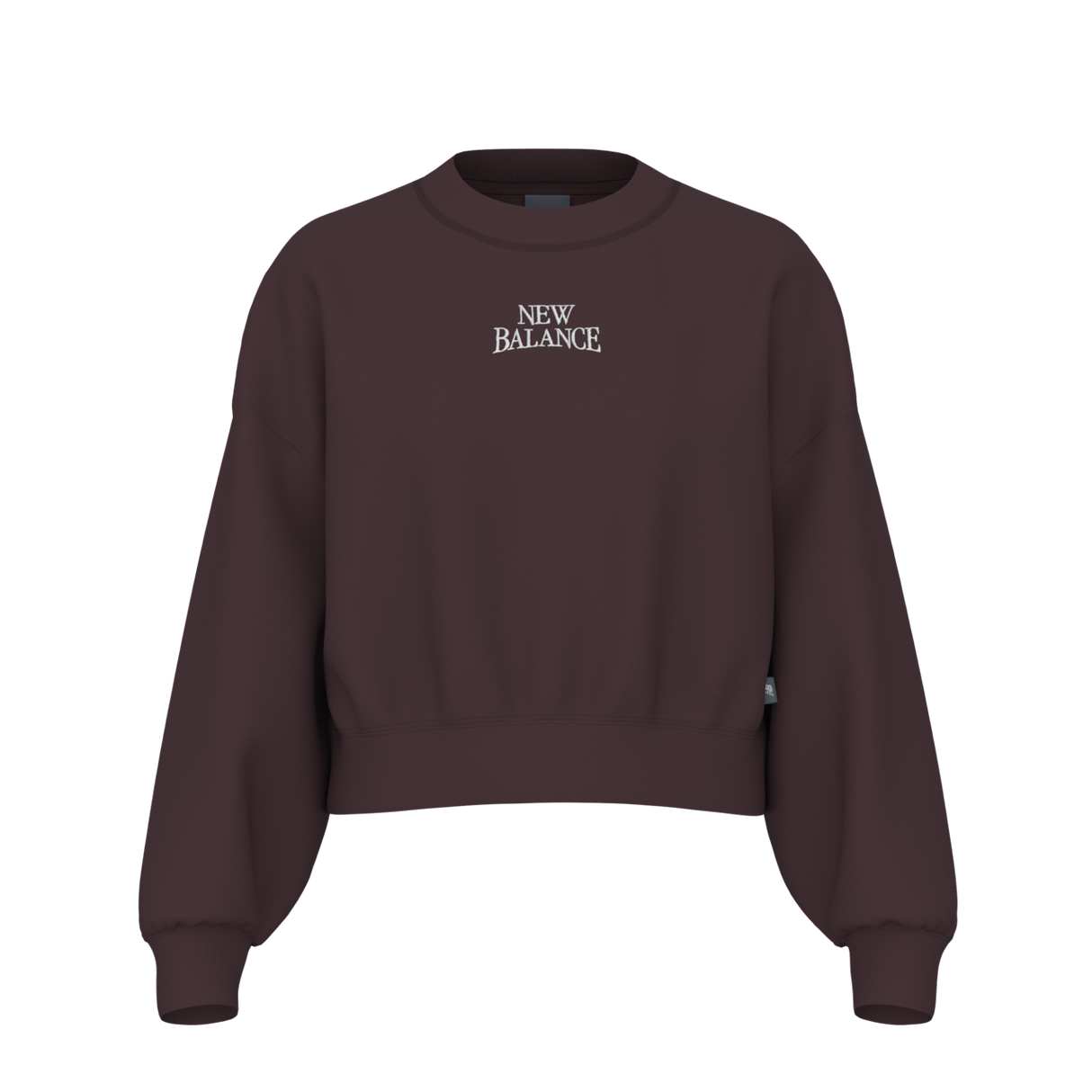 New Balance Women's Sport Linear Graphic Fleece Crew