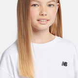 New Balance Girls' Small Logo Jersey T-Shirt-8