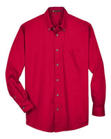 Harriton Men's Easy Blend Twill Shirt-1