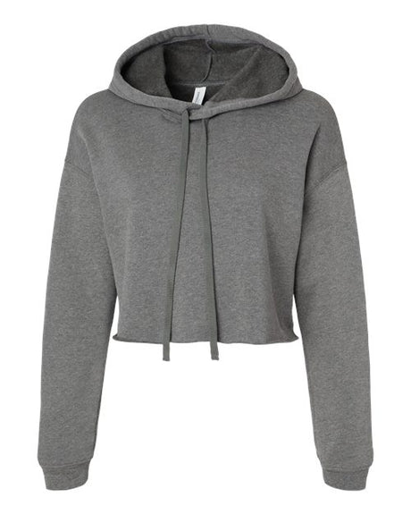 BELLA + CANVAS Women's Crop Fleece Hoodie Sweatshirt-1