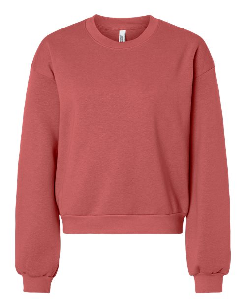 American Apparel Women's ReFlex Fleece Crewneck Sweatshirt-1