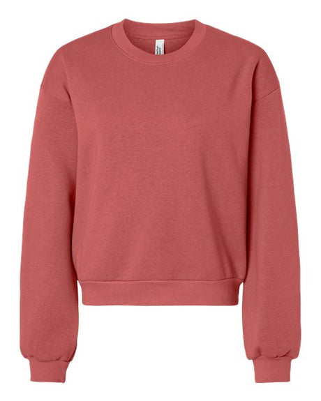 American Apparel Women's ReFlex Fleece Crewneck Sweatshirt-1