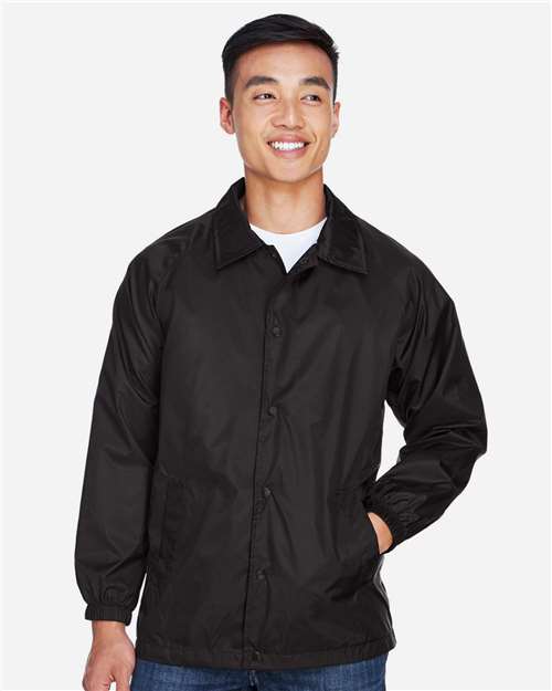 Harriton Men's Nylon Staff Jacket-3