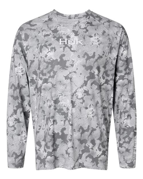HUK Men's Airweight KS Printed Crewneck Pullover-1
