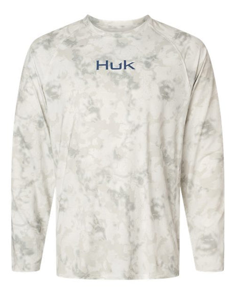 HUK Men's Airweight KS Printed Crewneck Pullover-1