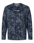 HUK Men's Airweight KS Printed Crewneck Pullover-1