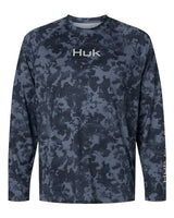 HUK Men's Airweight KS Printed Crewneck Pullover-1
