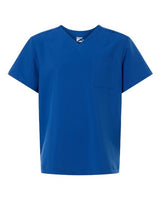 Hanes Men's V-Neck 1 Pocket Scrub Top-1