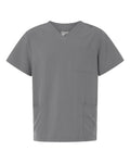 Hanes Men's V-Neck 3 Pocket Scrub Top-1