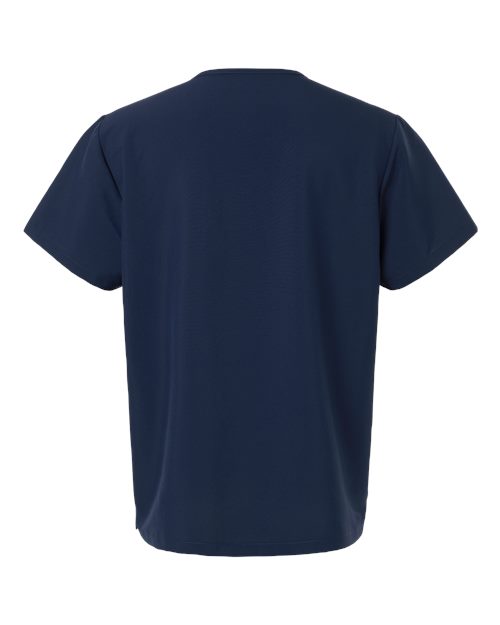 Hanes Men's V-Neck 1 Pocket Scrub Top-2