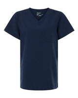 Hanes Women's V-Neck 1 Pocket Scrub Top-1