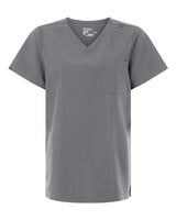Hanes Women's V-Neck 1 Pocket Scrub Top-1