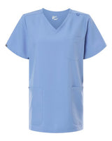 Hanes Women's V-Neck 3 Pocket Scrub Top-1