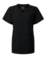 Hanes Women's V-Neck 3 Pocket Scrub Top-1