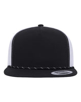 YP Classics Classic Five-Panel Trucker Rope Cap-1