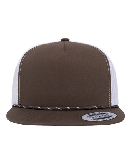 YP Classics Classic Five-Panel Trucker Rope Cap-1
