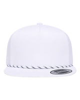 YP Classics Classic Five-Panel Trucker Rope Cap-1