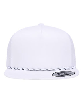 YP Classics Classic Five-Panel Trucker Rope Cap-1